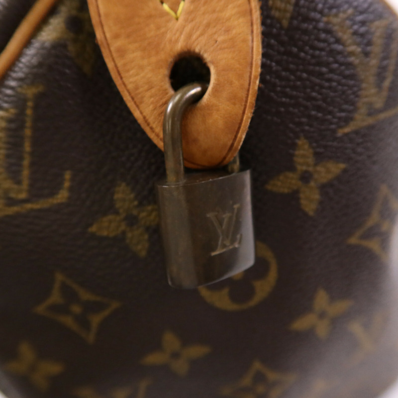 LOUIS VUITTON Monogram Speedy 30金扣手挽袋-6