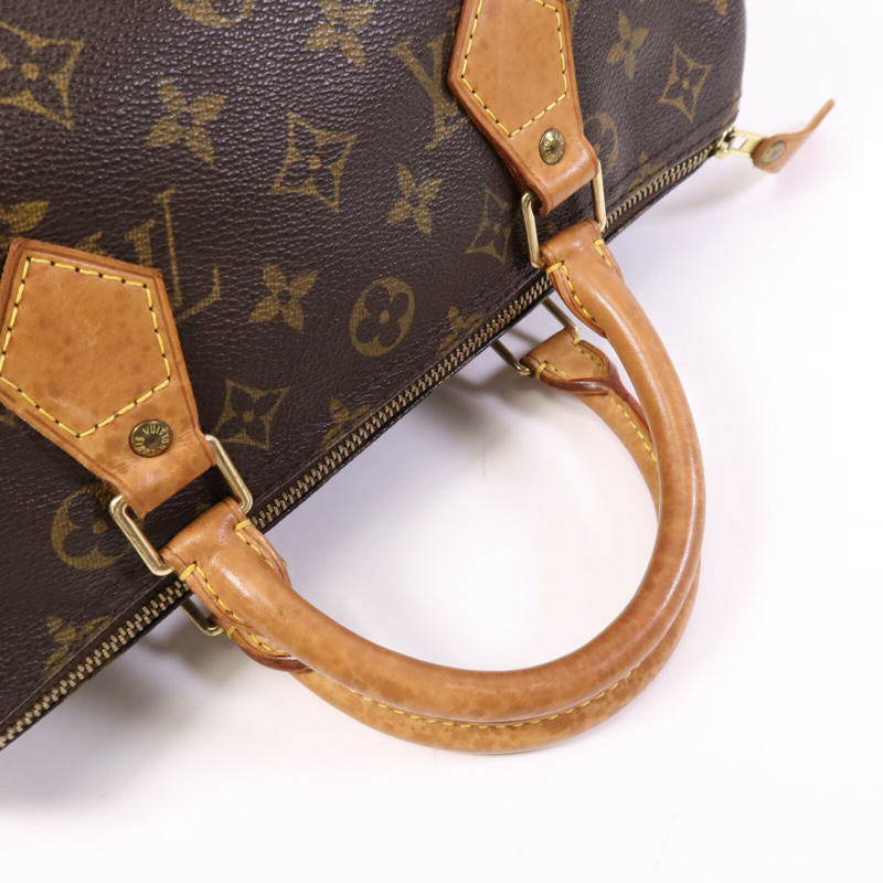 LOUIS VUITTON Monogram Speedy 30金扣手挽袋-8
