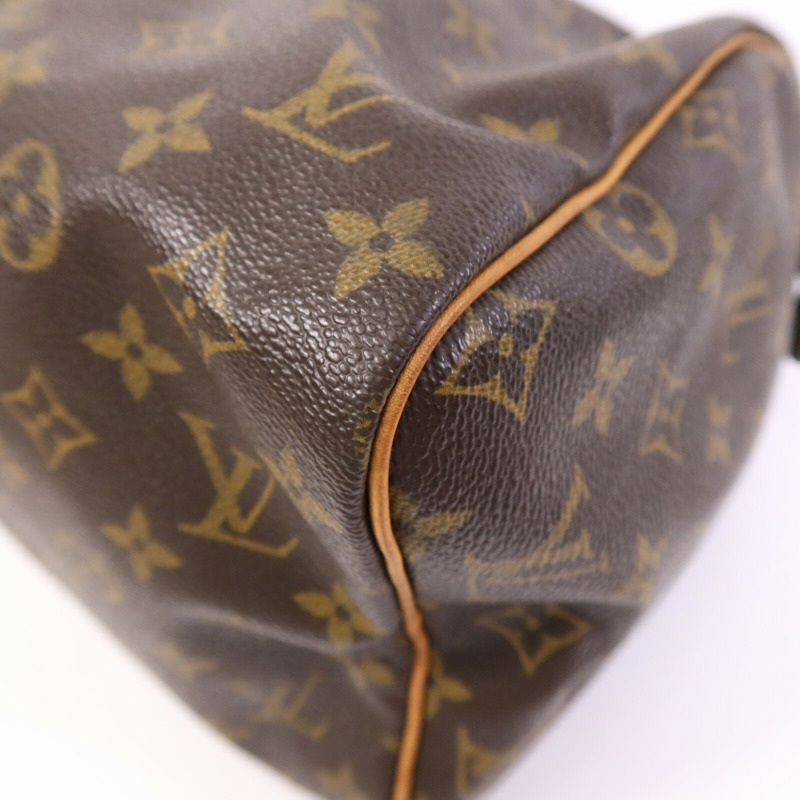 LOUIS VUITTON Monogram Speedy 30金扣手挽袋-9