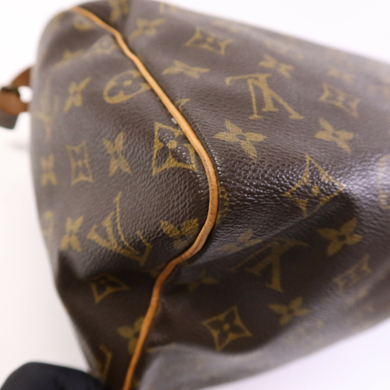 LOUIS VUITTON Monogram Speedy 30金扣手挽袋-12