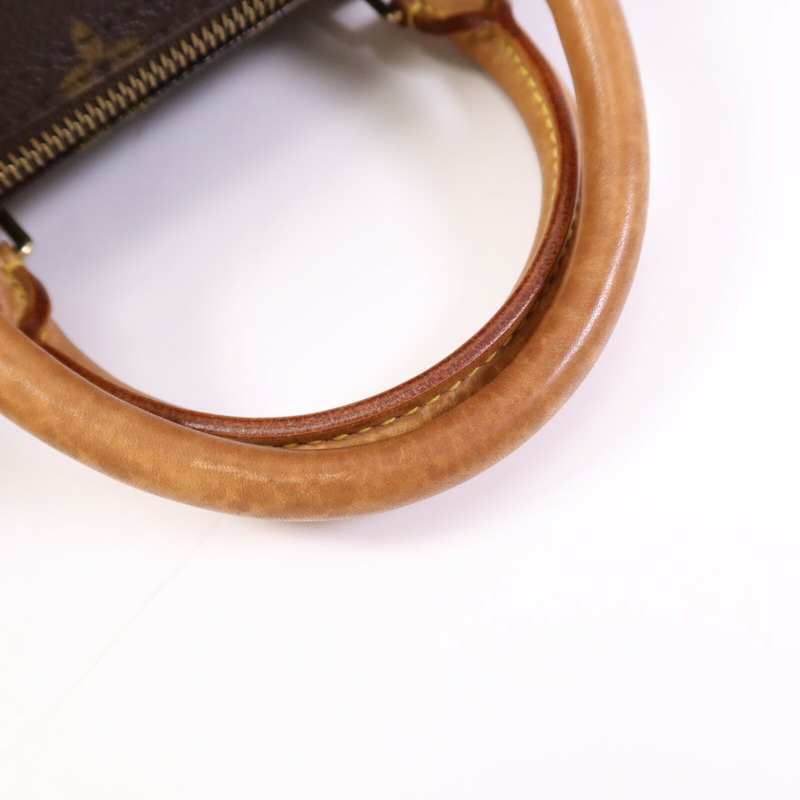 LOUIS VUITTON Monogram Speedy 30金扣手挽袋-14