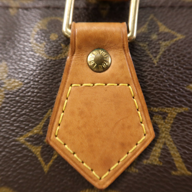 LOUIS VUITTON Monogram Speedy 30金扣手挽袋-17