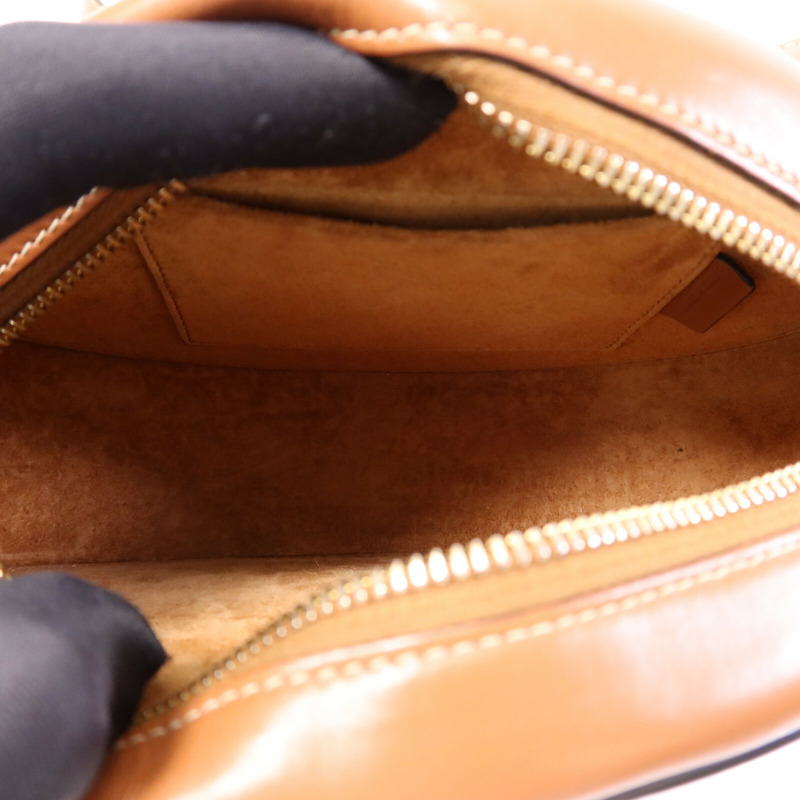 CELINE 牛皮皮革Cuir Triomphe Oval Bag金扣肩背袋-4