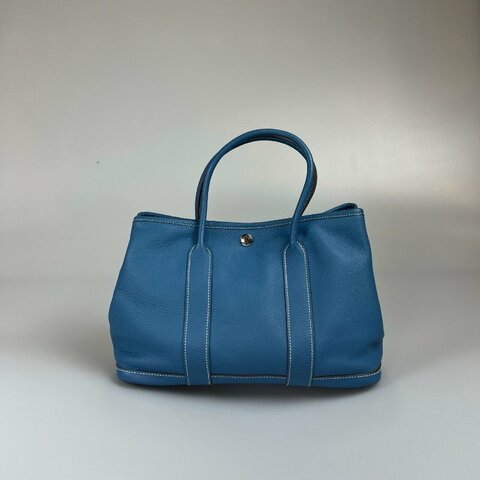 HERMES □O刻 海軍藍GP30手提包