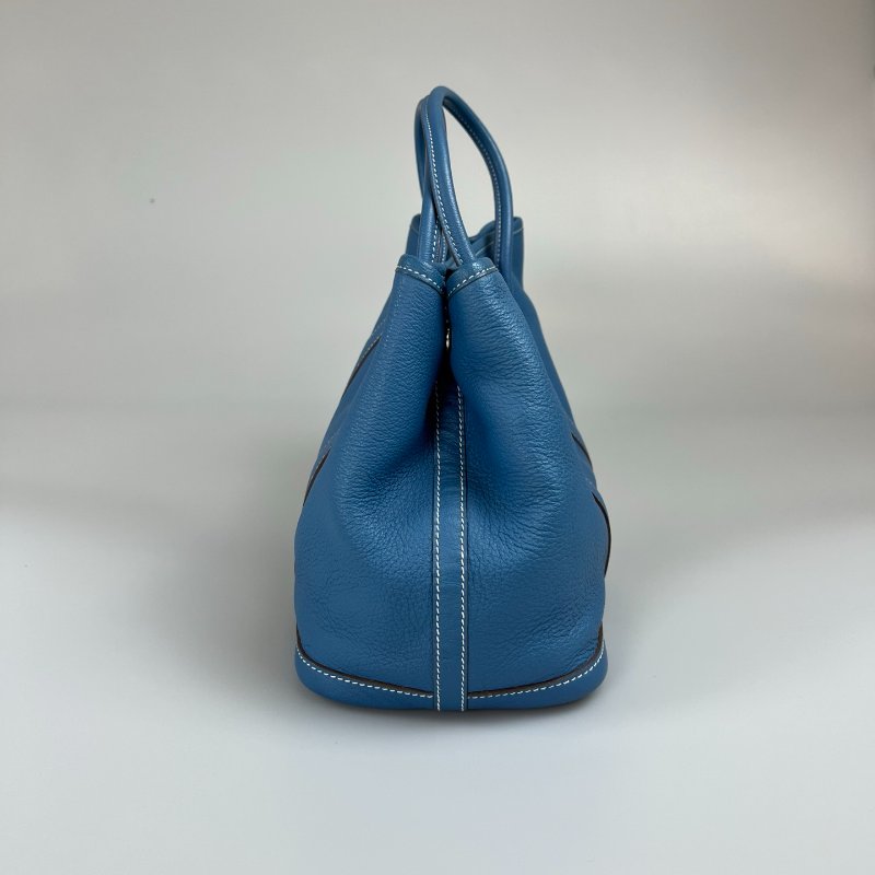 HERMES □O刻 海軍藍GP30手提包-3