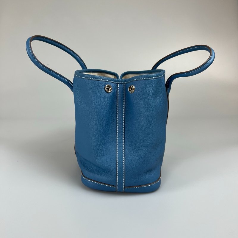 HERMES □O刻 海軍藍GP30手提包-5