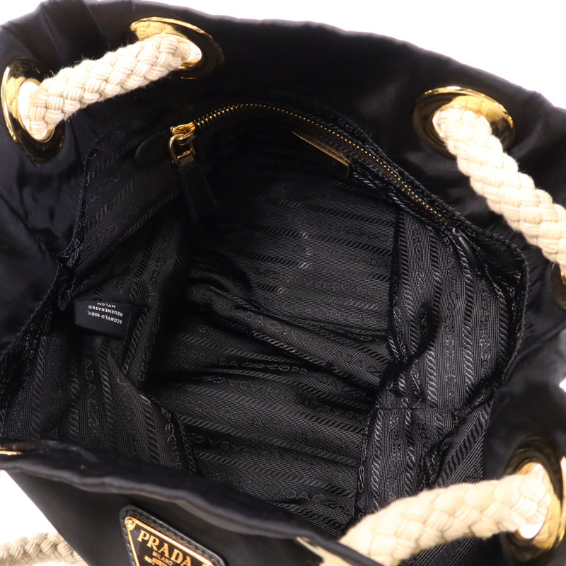 PRADA 尼龍Mariner金扣肩背袋-4