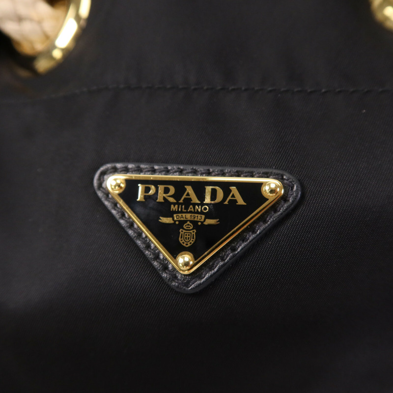 PRADA 尼龍Mariner金扣肩背袋-6