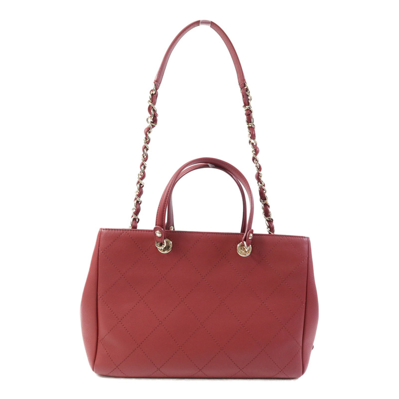 CHANEL 牛皮皮革2 Way Shoulder Bag金扣鏈帶肩背袋-1