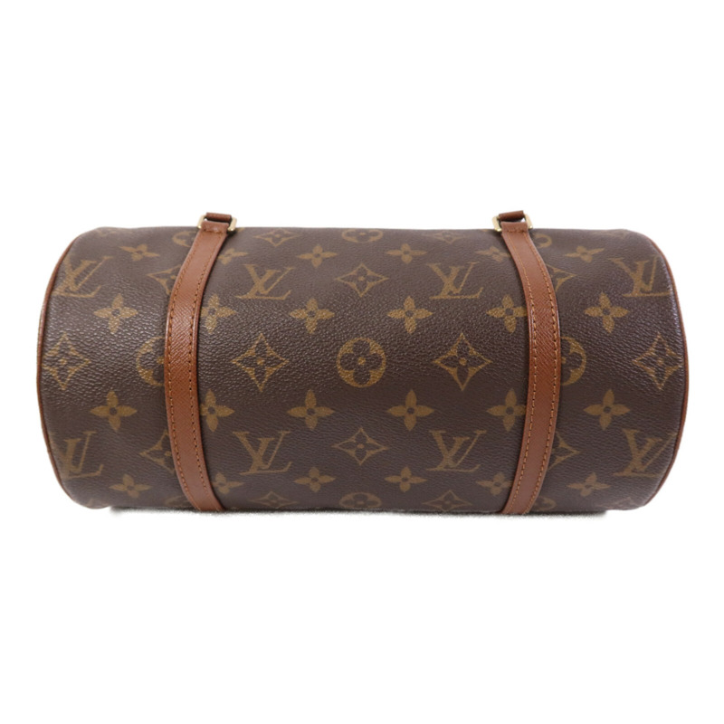 LOUIS VUITTON Monogram Papillon GM金扣手挽袋-3