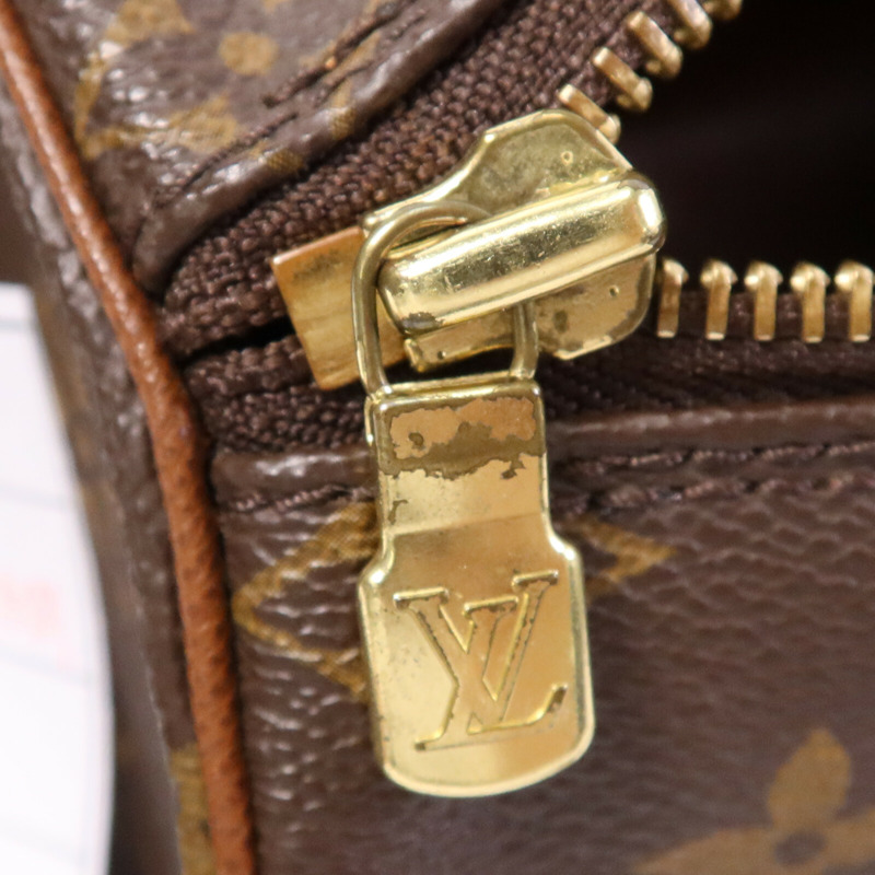 LOUIS VUITTON Monogram Papillon GM金扣手挽袋-6