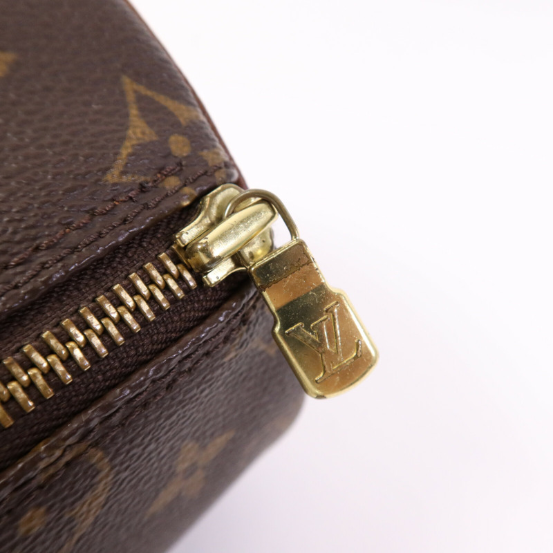 LOUIS VUITTON Monogram Papillon GM金扣手挽袋-7