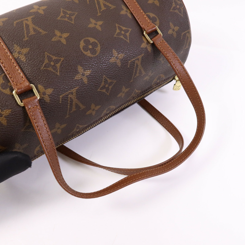 LOUIS VUITTON Monogram Papillon GM金扣手挽袋-9