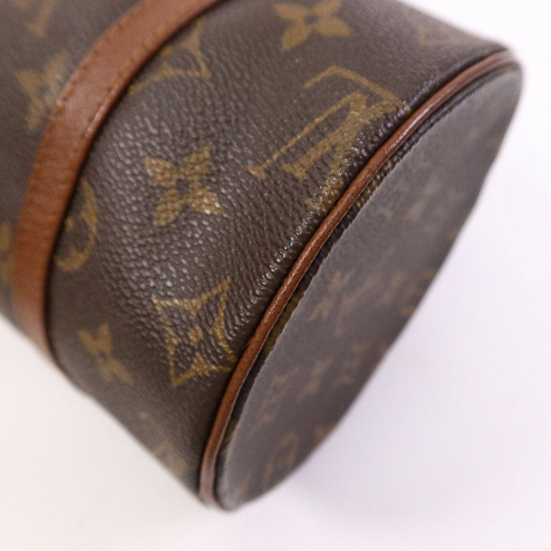 LOUIS VUITTON Monogram Papillon GM金扣手挽袋-13