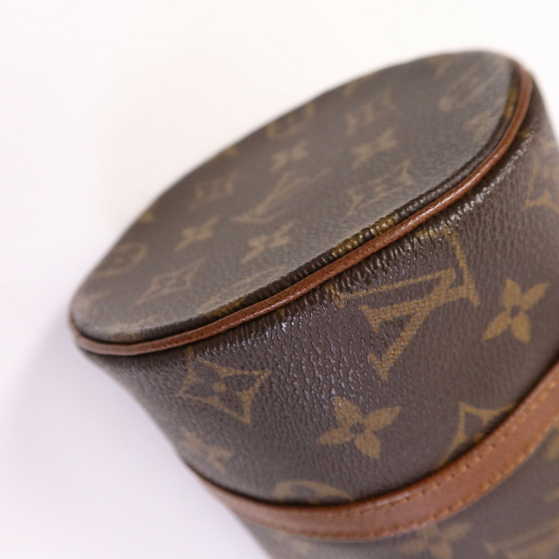 LOUIS VUITTON Monogram Papillon GM金扣手挽袋-14