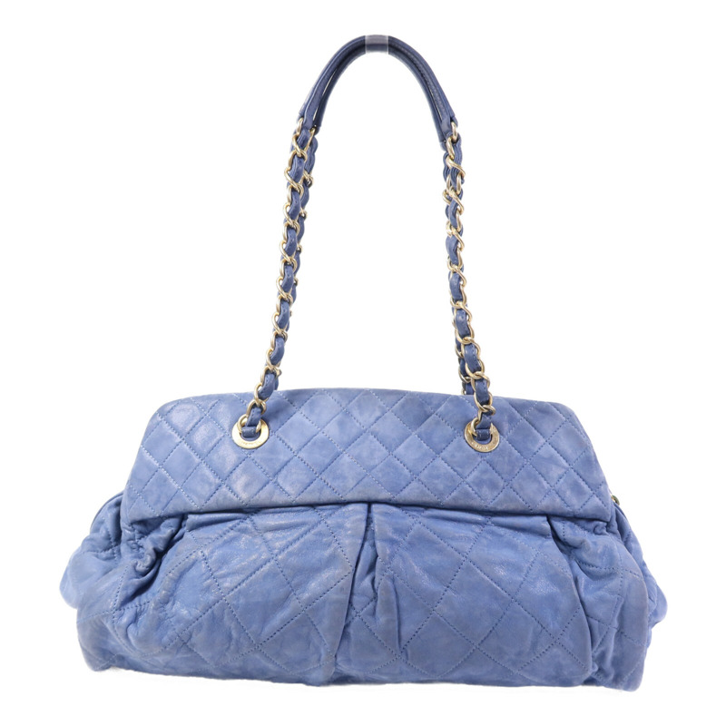 CHANEL 牛皮皮革Tote Bag金扣鏈帶手挽袋-1