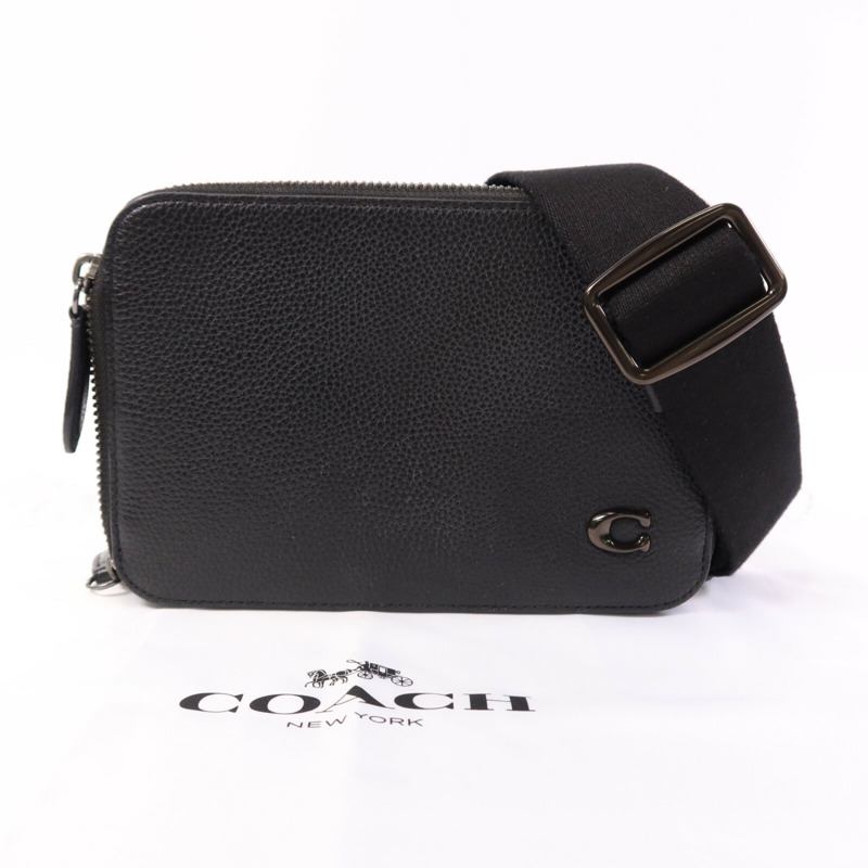 COACH 牛皮皮革Shoulder Bag肩背袋-8