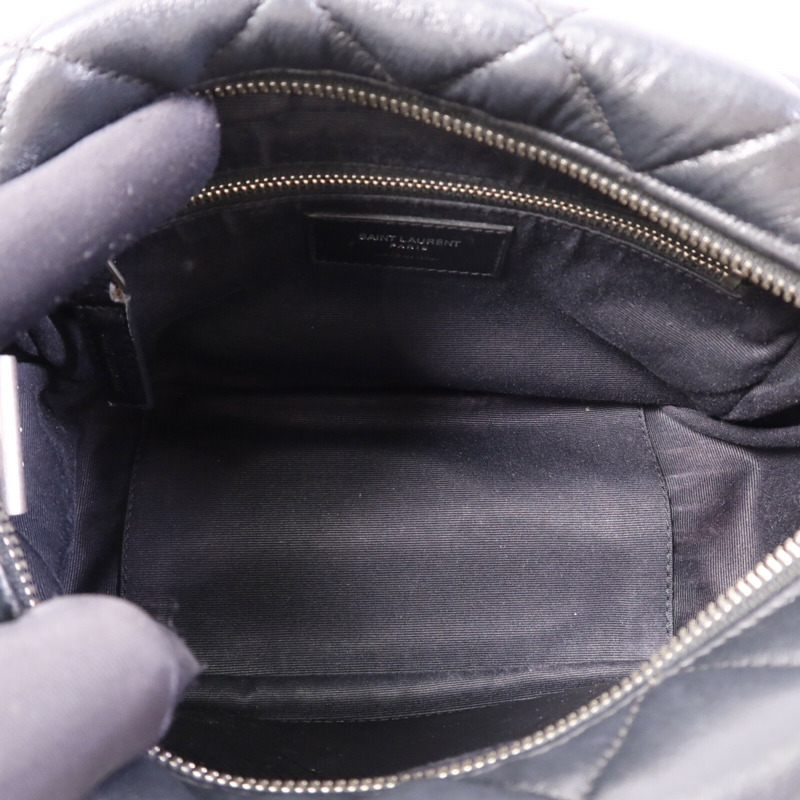 SAINT LAURENT 牛皮皮革Loulou銀扣鏈帶肩背袋-4