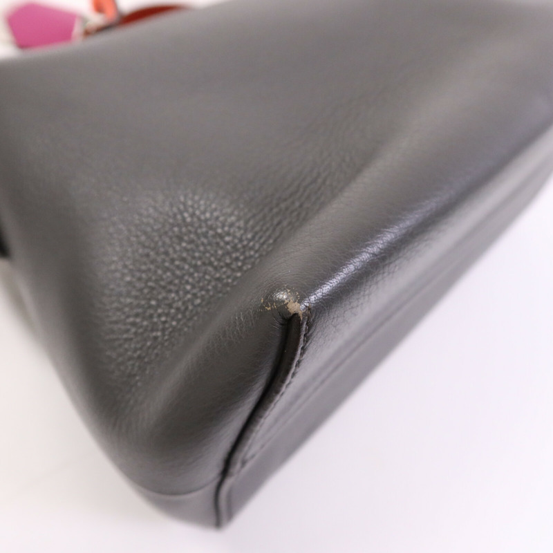 FENDI 牛皮皮革By The Way銀扣手挽肩背兩用袋-14