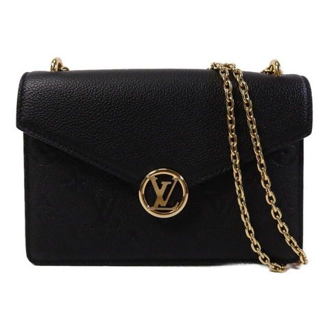 LOUIS VUITTON Monogram Empreinte Wallet On Chain金扣鏈帶肩背袋