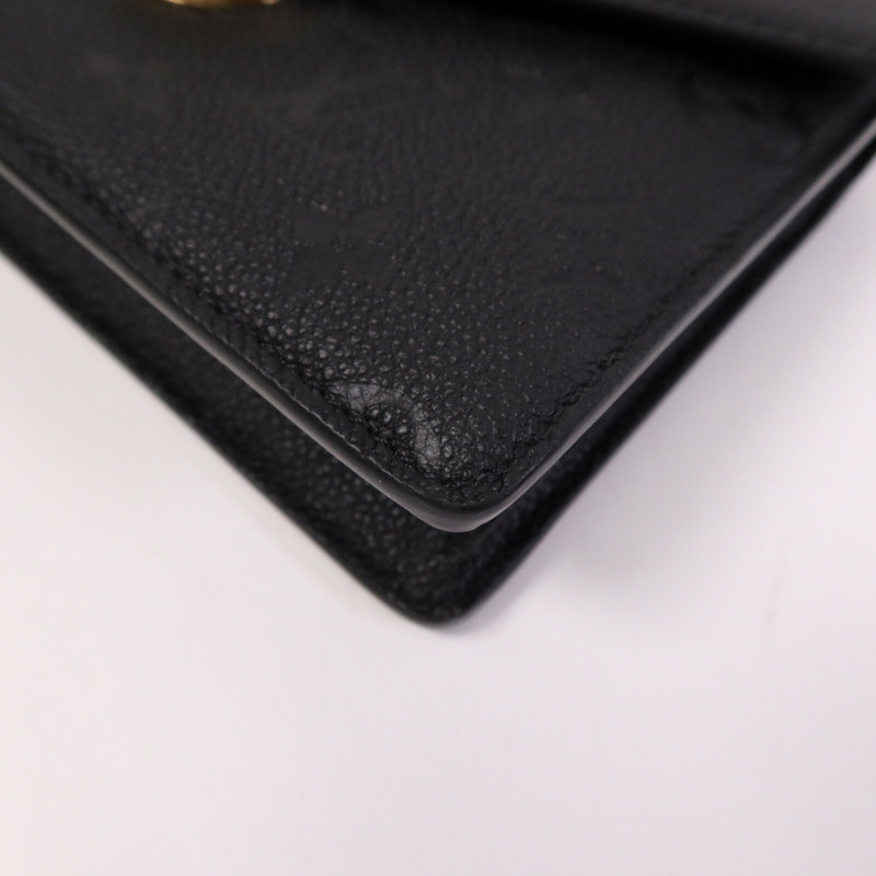 LOUIS VUITTON Monogram Empreinte Wallet On Chain金扣鏈帶肩背袋-9