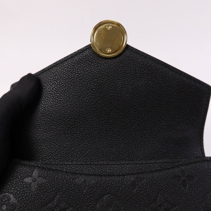 LOUIS VUITTON Monogram Empreinte Wallet On Chain金扣鏈帶肩背袋-13