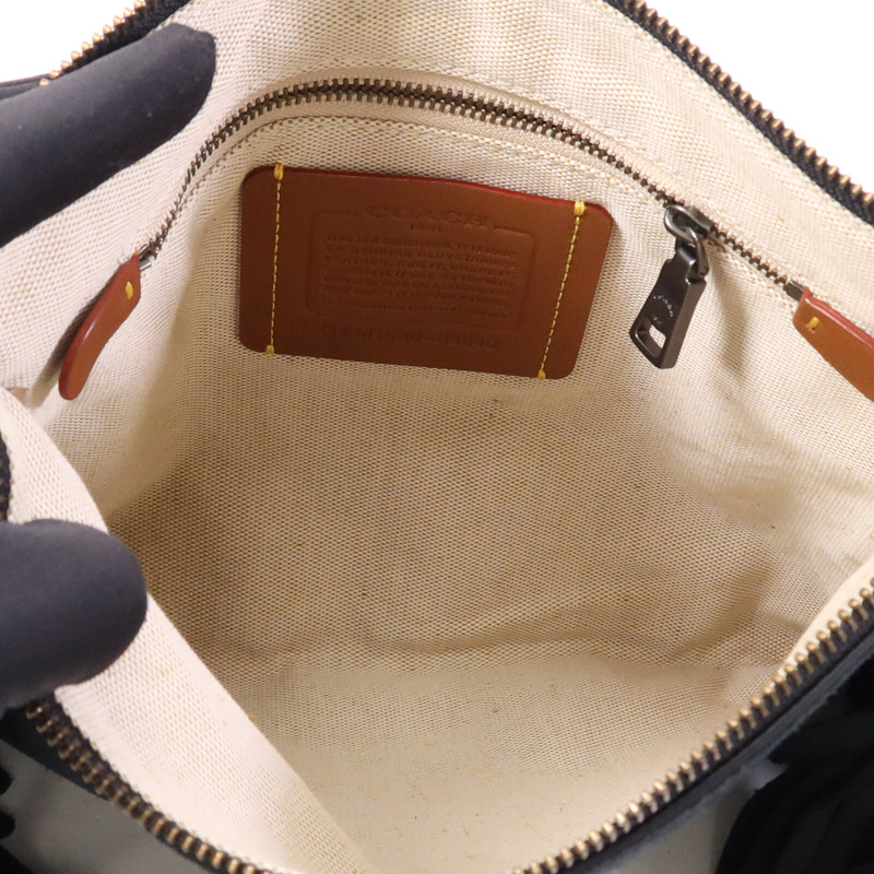 COACH 麂皮皮革Clutch手拿包-4