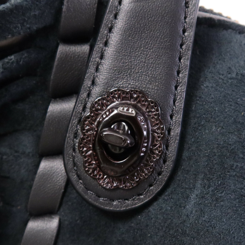 COACH 麂皮皮革Clutch手拿包-12