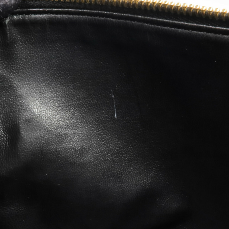 CHANEL 牛皮皮革Vintage Vanity Case金扣鏈帶手挽肩背兩用袋-16