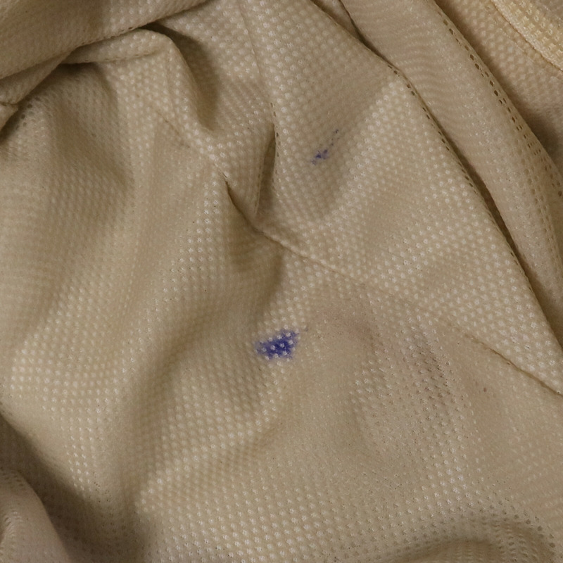 CHANEL 牛皮皮革/帆布Tote Bag銀扣肩背袋-17