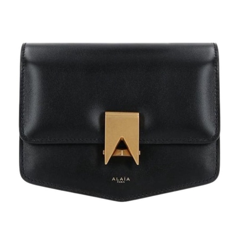 Alaia 女士 小號皮質單肩包均碼碼17 X 8 X 14 CM