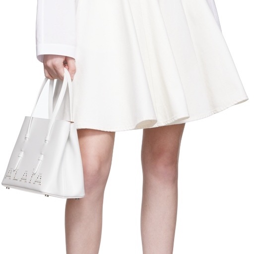 Alaia 女士 徽標單肩包均碼碼25 X 12.5 X 19 CM-4