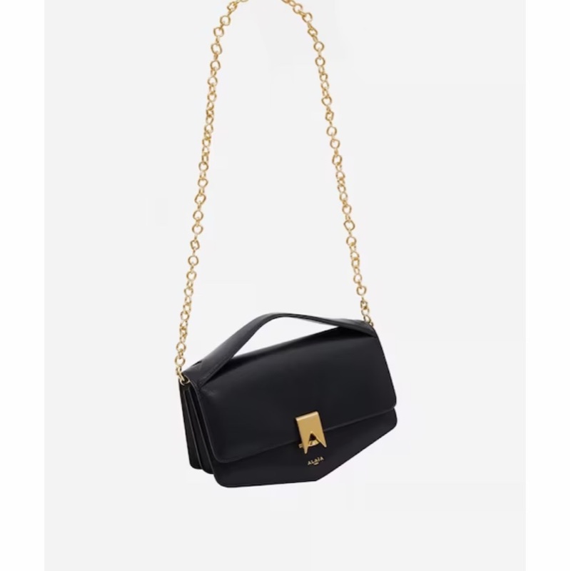 Alaia 女士 徽標鏈條單肩包均碼碼25.5 X 11 X 13 CM-4