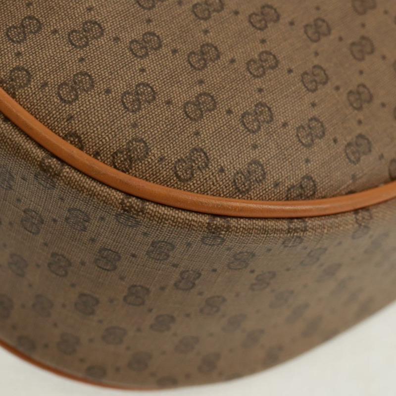 【日本直送】GUCCI Micro GG Supreme Web Sherry Line Bag PVC Beige 001 084 4001 Auth ki6415A-13