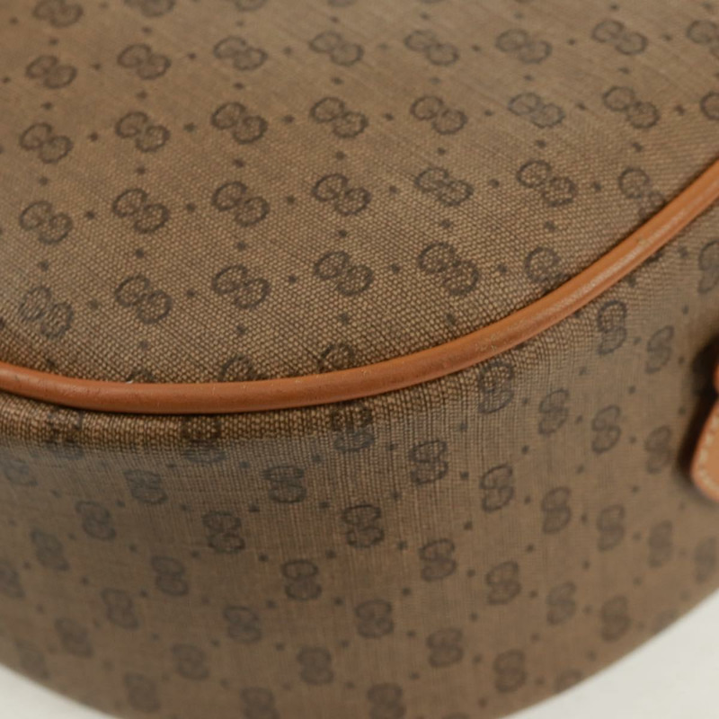 【日本直送】GUCCI Micro GG Supreme Web Sherry Line Bag PVC Beige 001 084 4001 Auth ki6415A-16