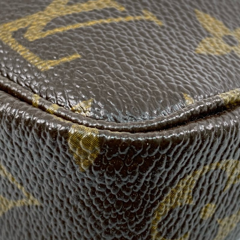 △ Louis Vuitton 路易威登 Brown Coated Canvas Monogram Panda Pochette Accessoires Handbag M51981 啡色塗層帆布經典老花手袋 - 257028284-7