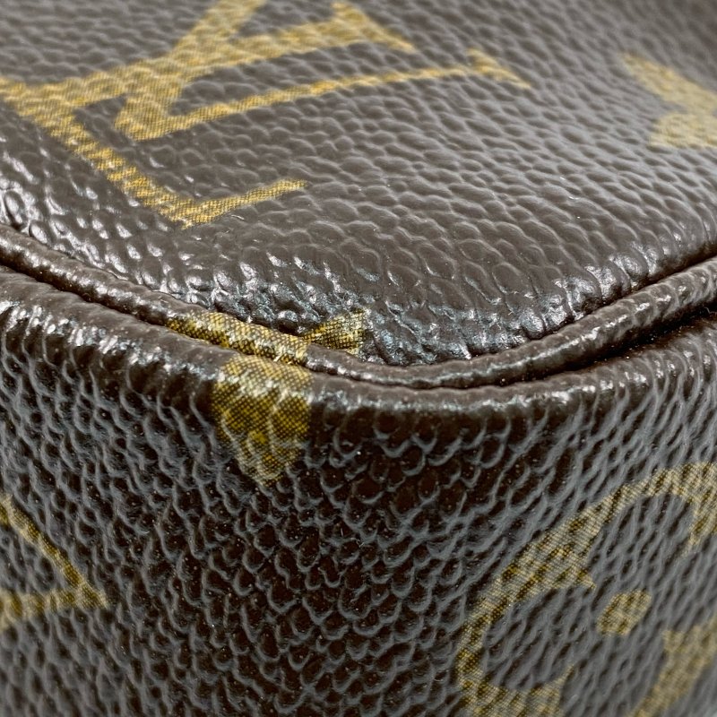 △ Louis Vuitton 路易威登 Brown Coated Canvas Monogram Panda Pochette Accessoires Handbag M51981 啡色塗層帆布經典老花手袋 - 257028284-9