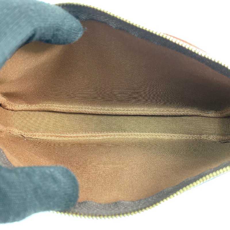△ Louis Vuitton 路易威登 Brown Coated Canvas Monogram Panda Pochette Accessoires Handbag M51981 啡色塗層帆布經典老花手袋 - 257028284-12