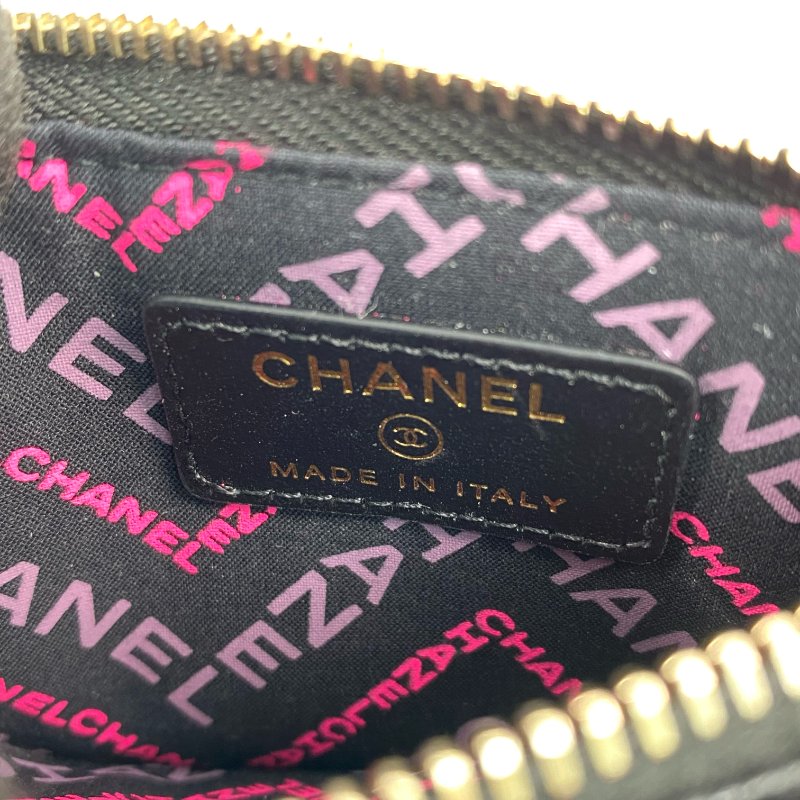 ☆ Chanel 香奈兒 Black Caviar Skin Zip Card Case 黑色粒紋小牛皮卡套 - 267000140-13