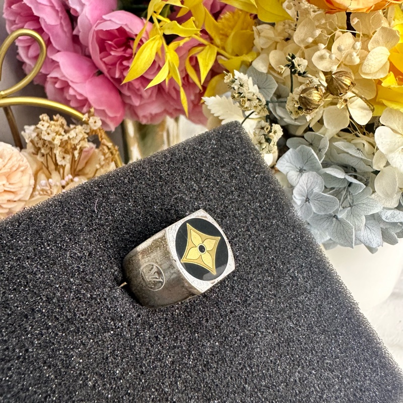 Louis Vuitton 925銀飾戒指-0