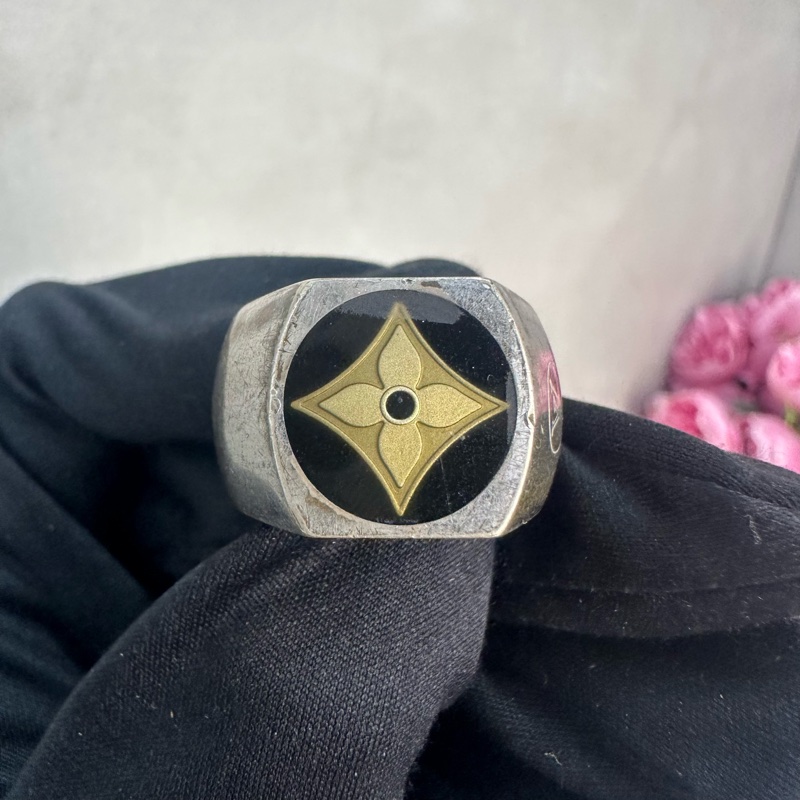 Louis Vuitton 925銀飾戒指-3