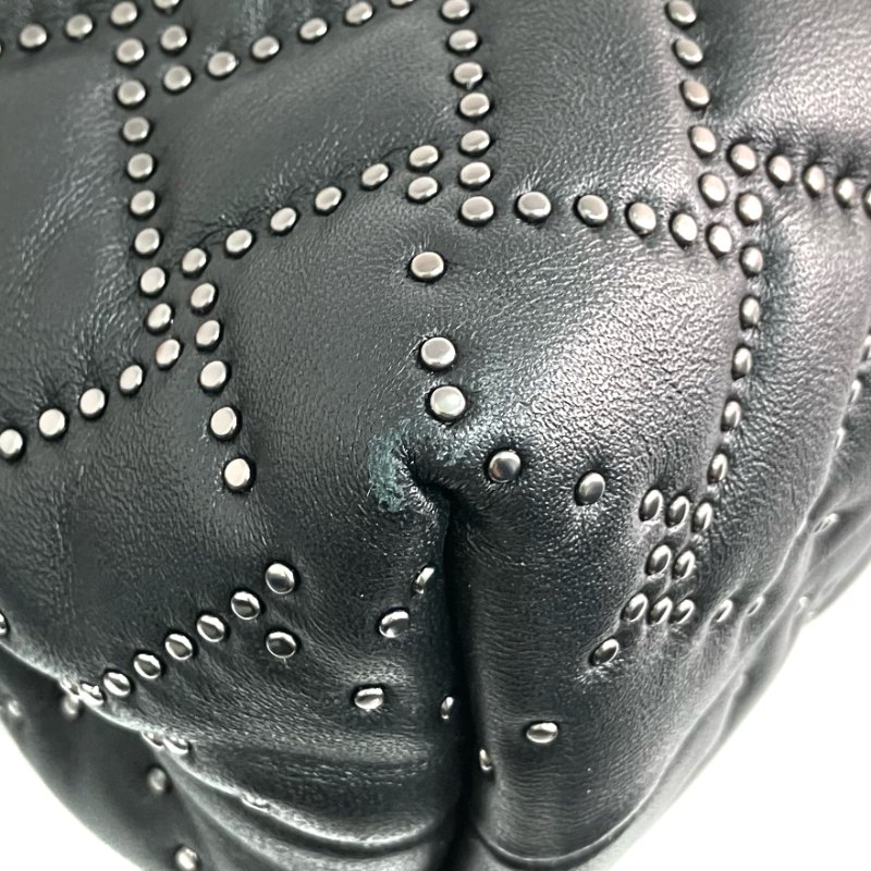☆ Bottega Veneta 寳緹嘉 Black Calfskin Chain Shoulder Bag 黑色小牛皮鏈條單肩袋 - 257028969-10
