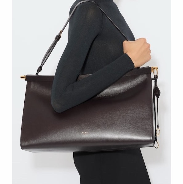Alaia 女士 LE CLICK EAST WEST 大號皮革包均碼碼41cm*17cm*25.5cm-5