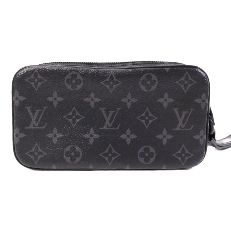 LOUIS VUITTON Monogram Eclipse Pochette Volga Clutch Bag手拿包-1
