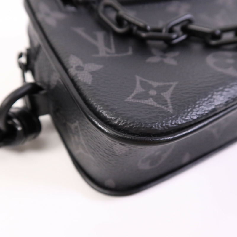 LOUIS VUITTON Monogram Eclipse Pochette Volga Clutch Bag手拿包-10