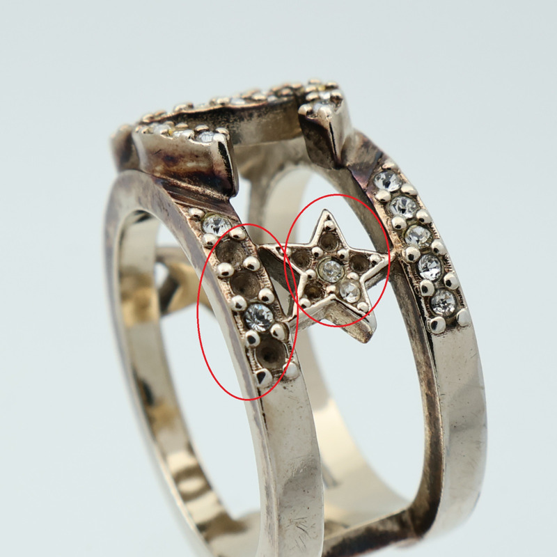 CHANEL 金屬Ring戒指US#6-9