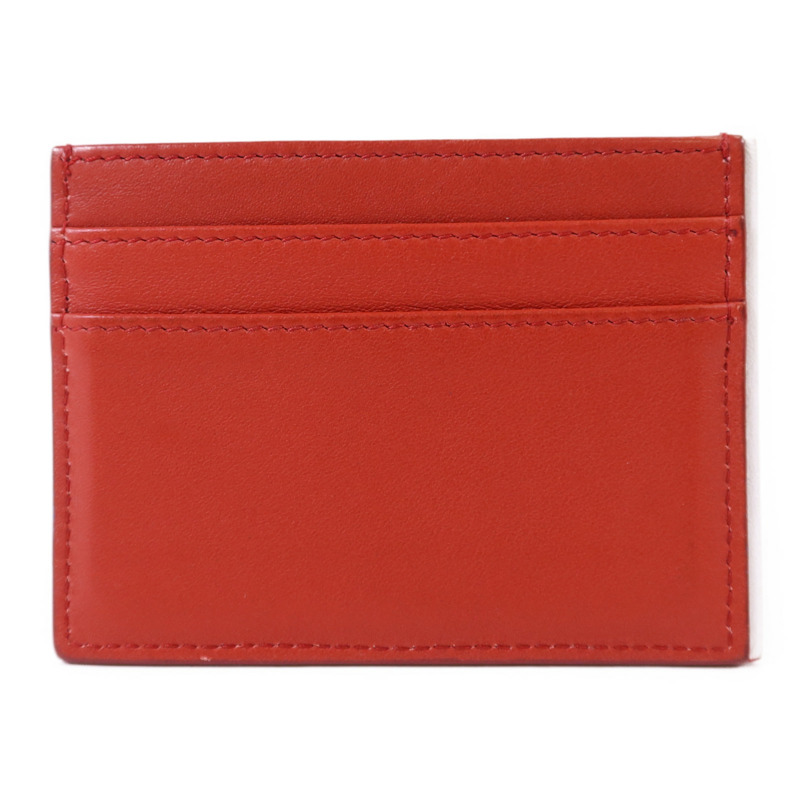 Dior 牛皮皮革Card Holder銀扣卡片套-1