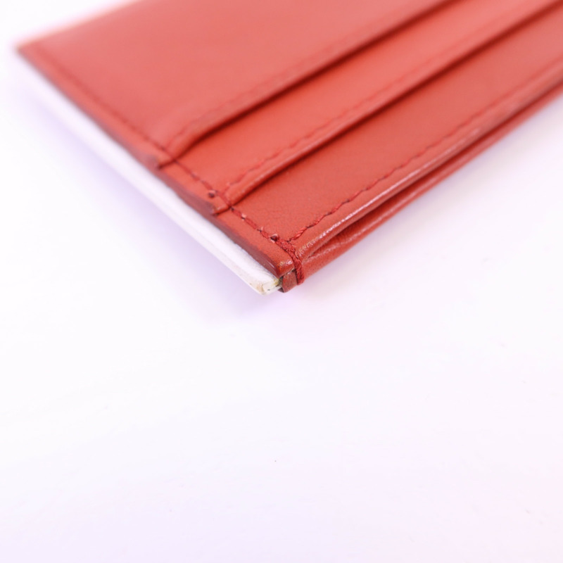 Dior 牛皮皮革Card Holder銀扣卡片套-12