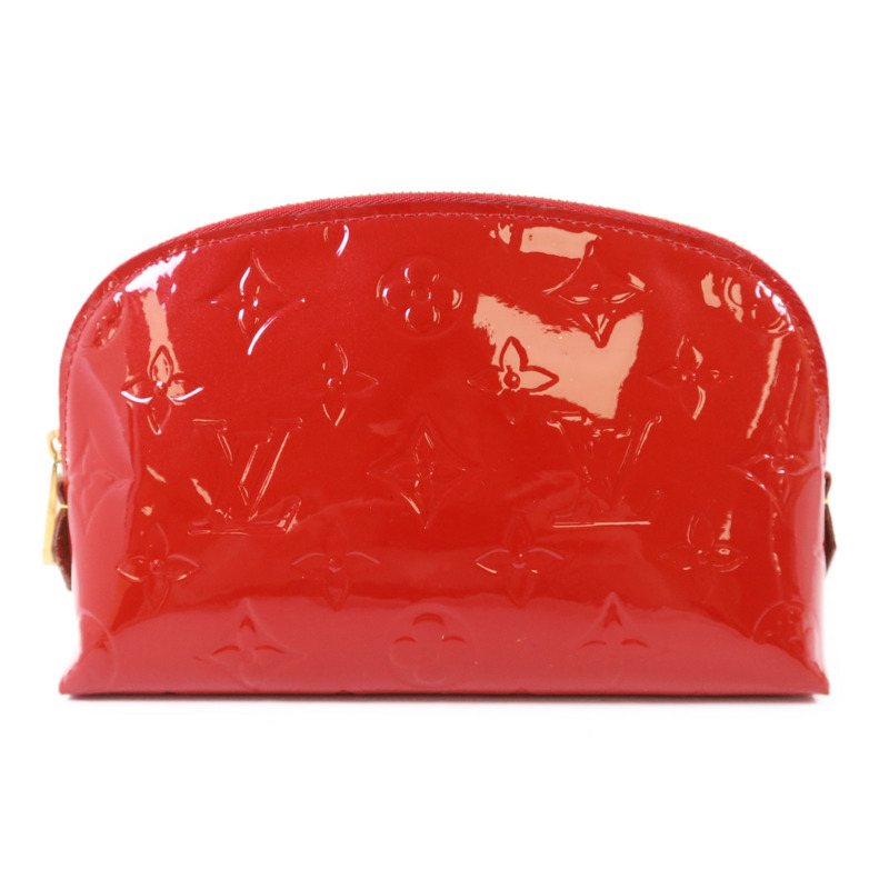 LOUIS VUITTON Monogram Vernis Pochette Cosmetic Pouch金扣手拿包-1