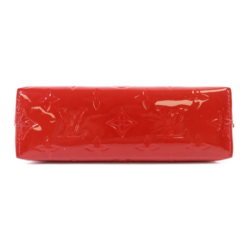 LOUIS VUITTON Monogram Vernis Pochette Cosmetic Pouch金扣手拿包-3